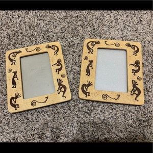 Set of 2 Kokopelli Picture Frames
